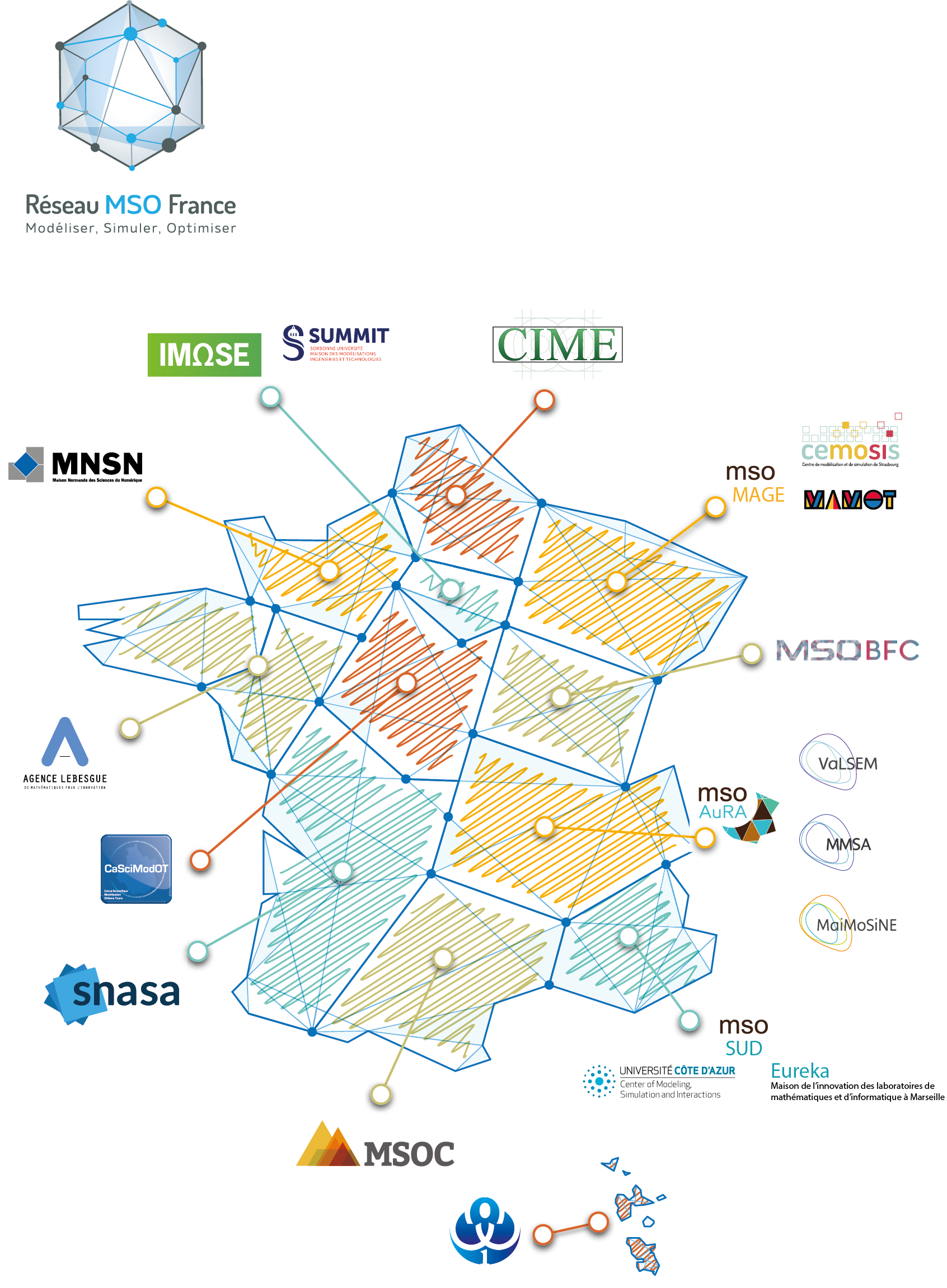 Carte du réseau MSO