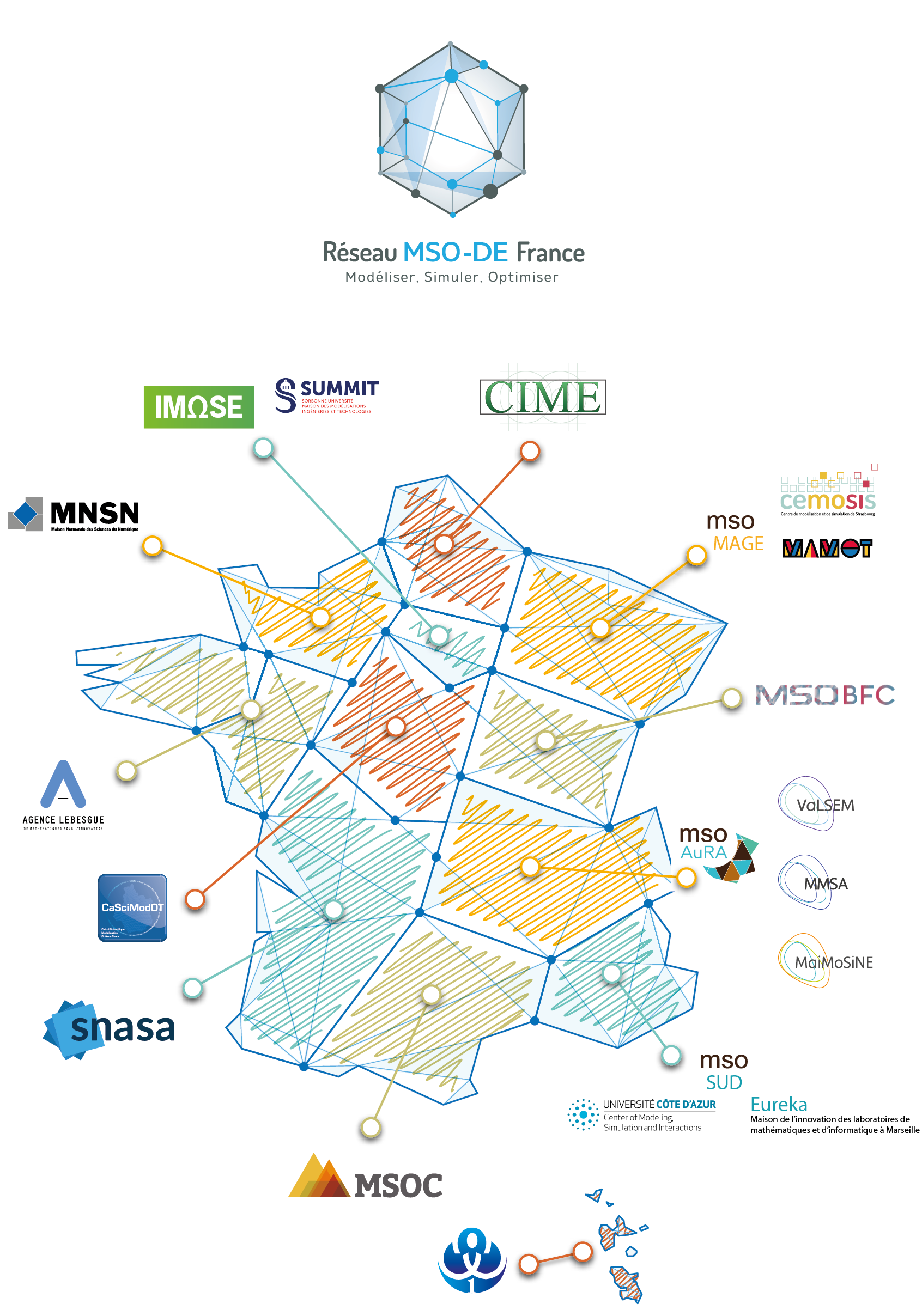 Carte du réseau MSO-DE